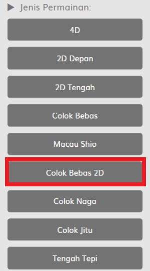 Tombol Pilihan Untuk Main Colok Bebas 4D
